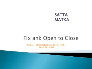 Fix ank Open to Close