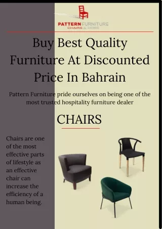 Buy Best Quality Furniture At Discounted Price In Bahrain (