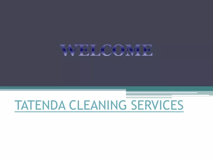 tatenda cleaning services