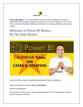 power bi master if you searching for the best