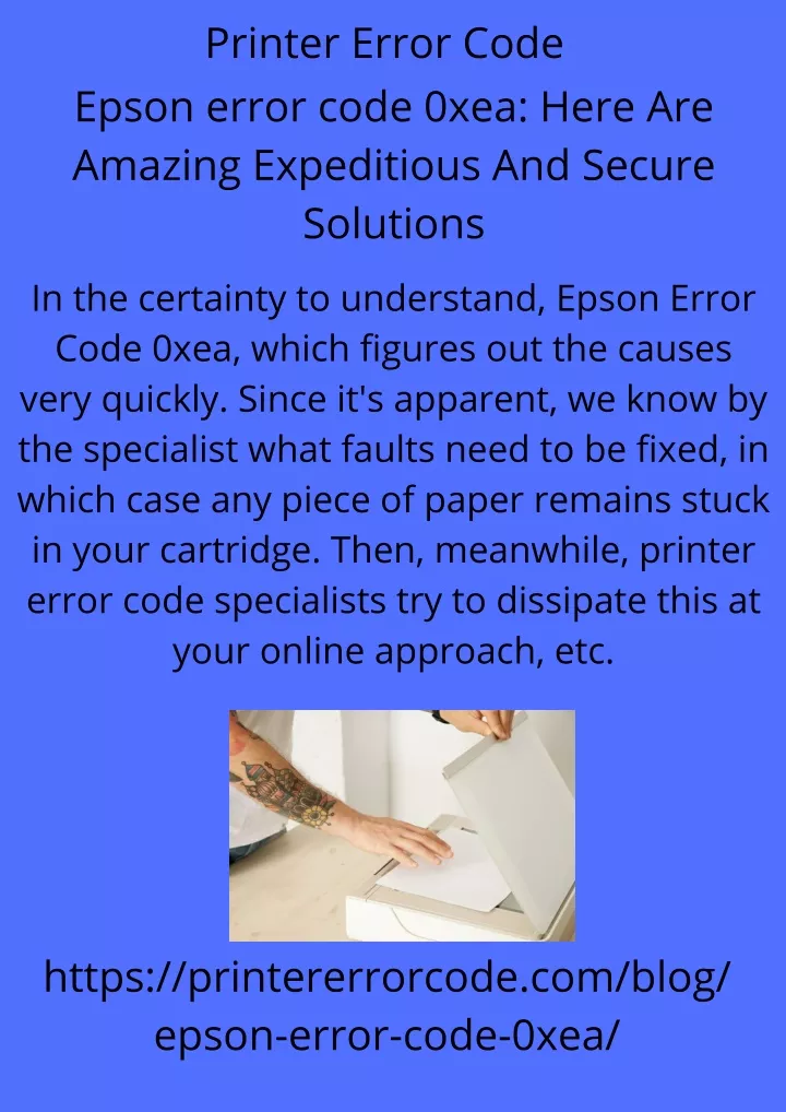 printer error code