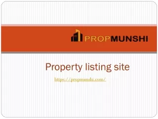 Property listing site