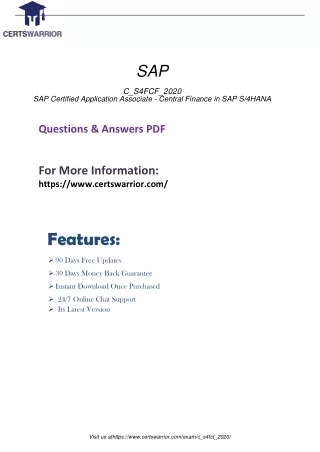 C_S4FCF_2020 Look at our Exam Preparation Products