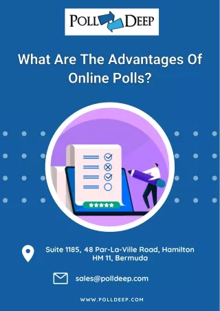 What Are The Advantages Of Online Polls