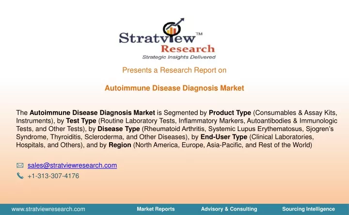 presents a research report on autoimmune disease