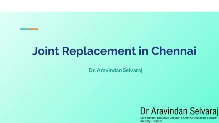 joint replacement in chennai
