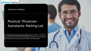 Medical Physician Assistants Mailing List-converted