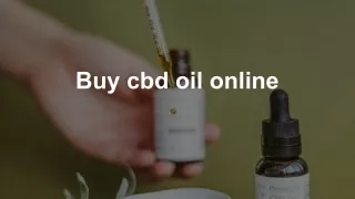 Buy cbd oil online