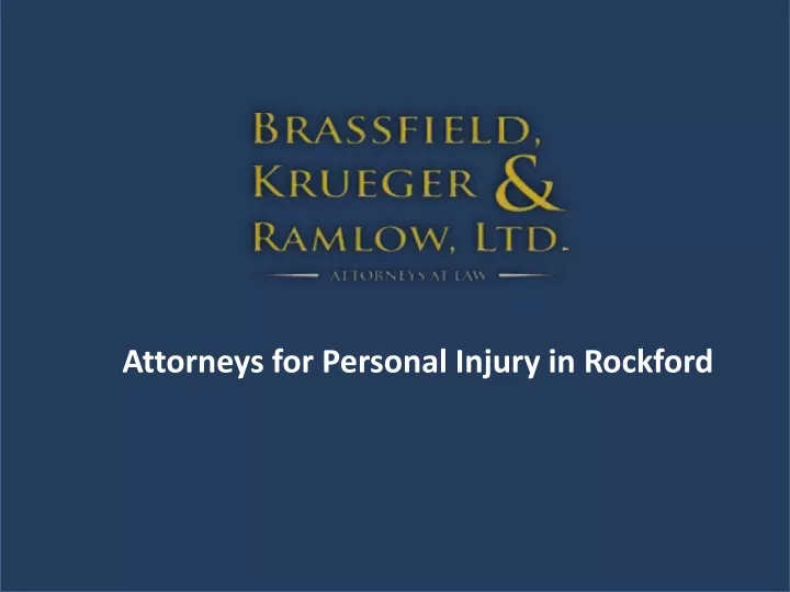 attorneys for personal injury in rockford