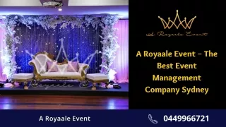 The Best Event Management Company and Party Planner in Newcastle and Sydney