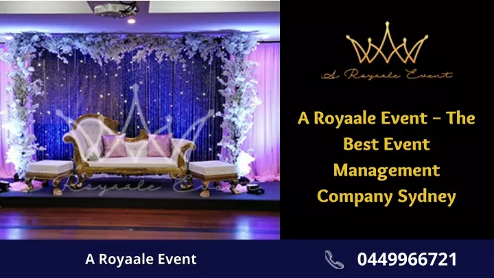 a royaale event the best event management company