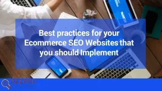 best practices for your ecommerce seo websites that you should implement