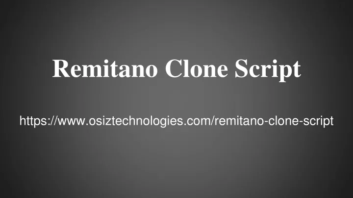 remitano clone script