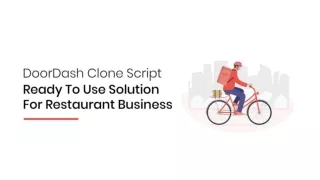 Web Design Project Presentation - Doordash Clone App