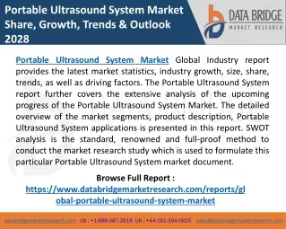 portable ultrasound system market share growth