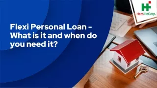 flexi personal loan what is it and when do you need it