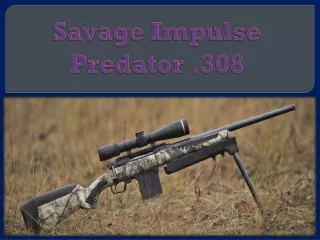 savage impulse predator 308