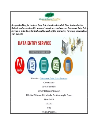 Outsource Software Development Services  DataSlexIndia