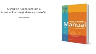 manual de publicaciones de la american psychological association apa