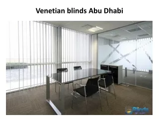 venetian blinds abu dhabi