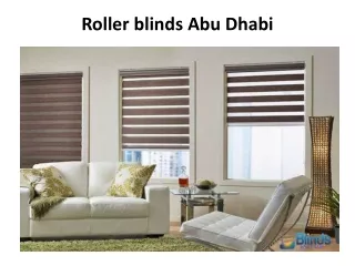 roller blinds abu dhabi