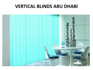 vertical blinds abu dhabi