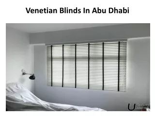 venetian blinds in abu dhabi
