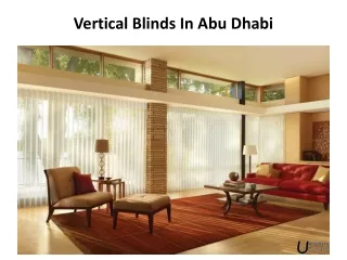 vertical blinds in abu dhabi