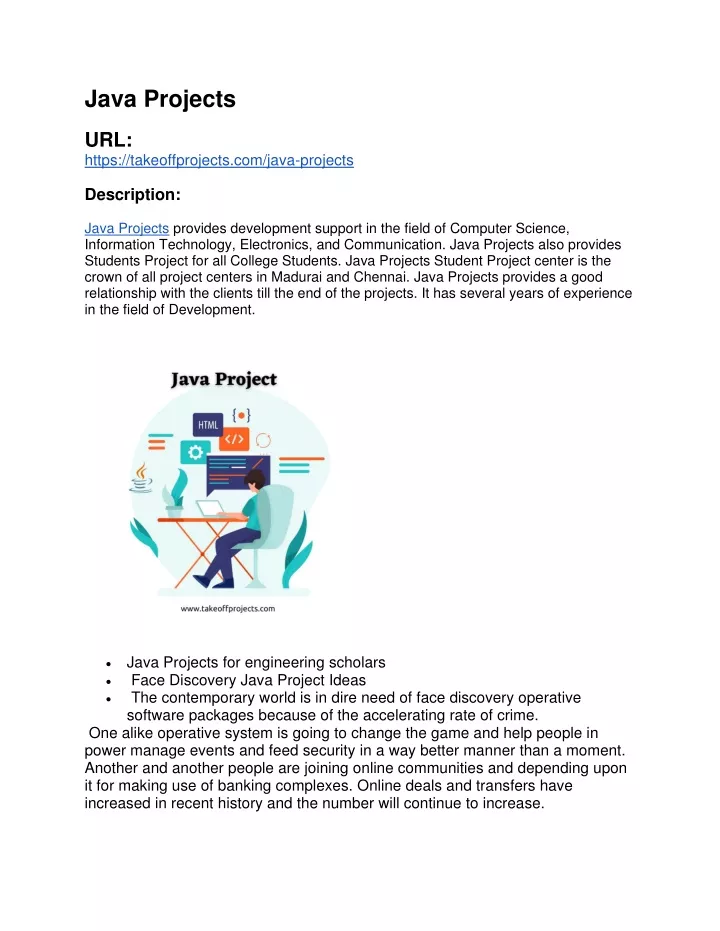 java projects url https takeoffprojects com java