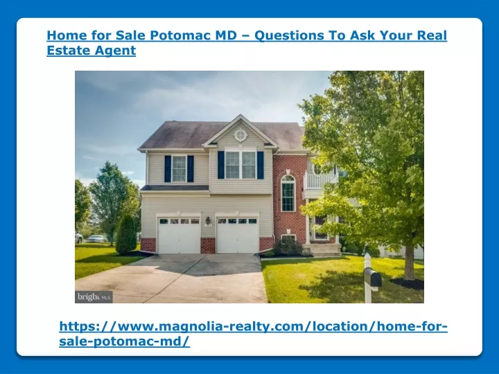 home for sale potomac md questions to ask your