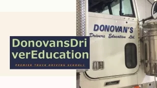 Top Premier Truck Driving School in Edmonton