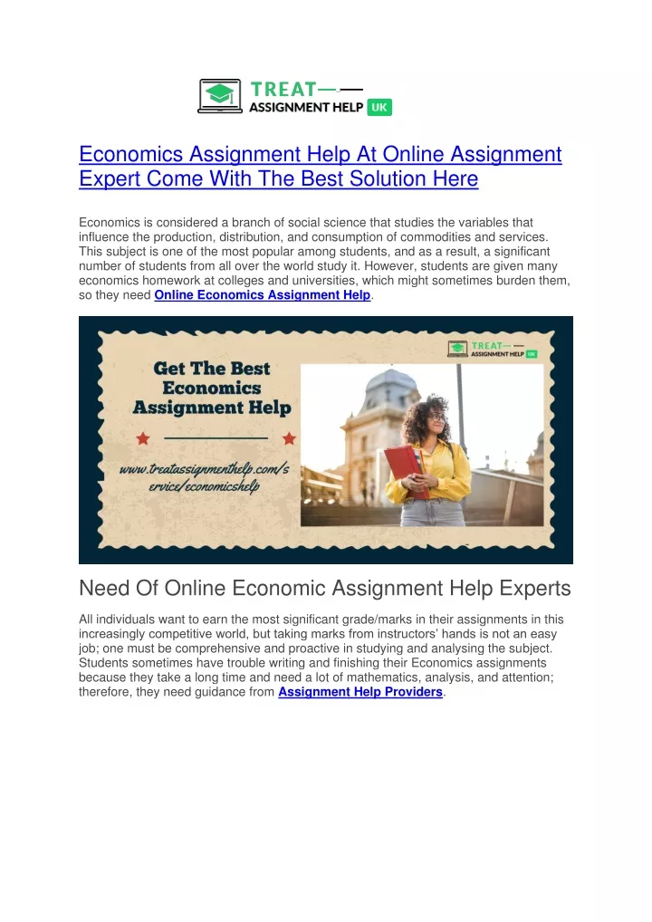 assignment expert economics