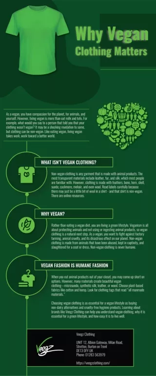 Why Vegan Clothing Matters