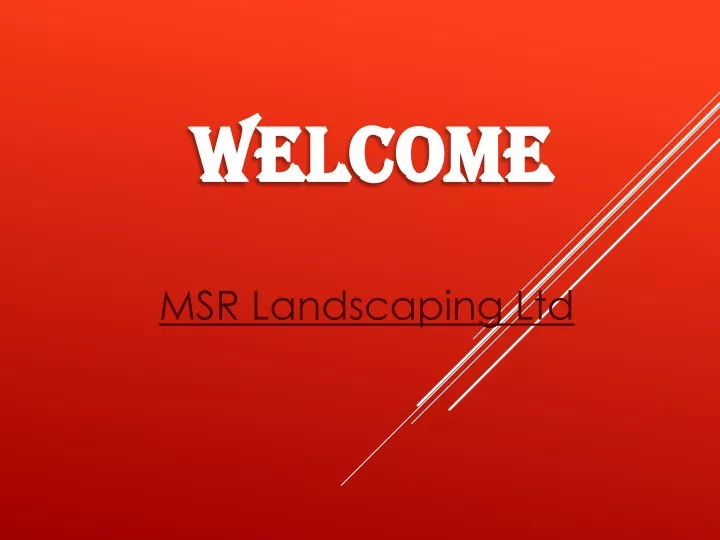 welcome