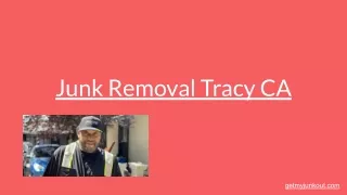 Junk Removal Tracy CA