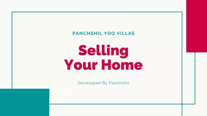 panchshil yoo villas selling your home