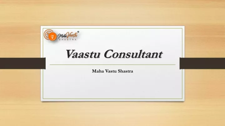 vaastu consultant