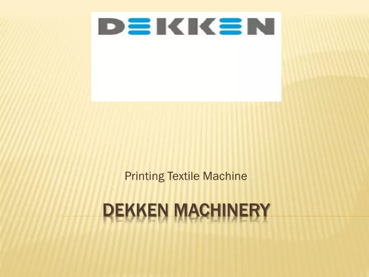 printing textile machine