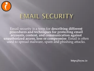 EMAIL SECURITY