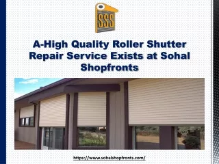 Roller Shutter Repair in London