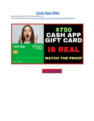 cash app offer
