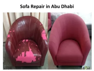 sofa repair in abu dhabi