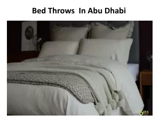 bed throws in abu dhabi