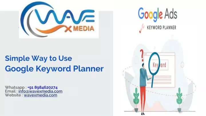 simple way to use google keyword planner