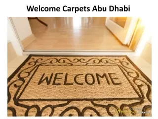 welcome carpets abu dhabi