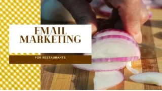 Email Marketing fo Restaurant