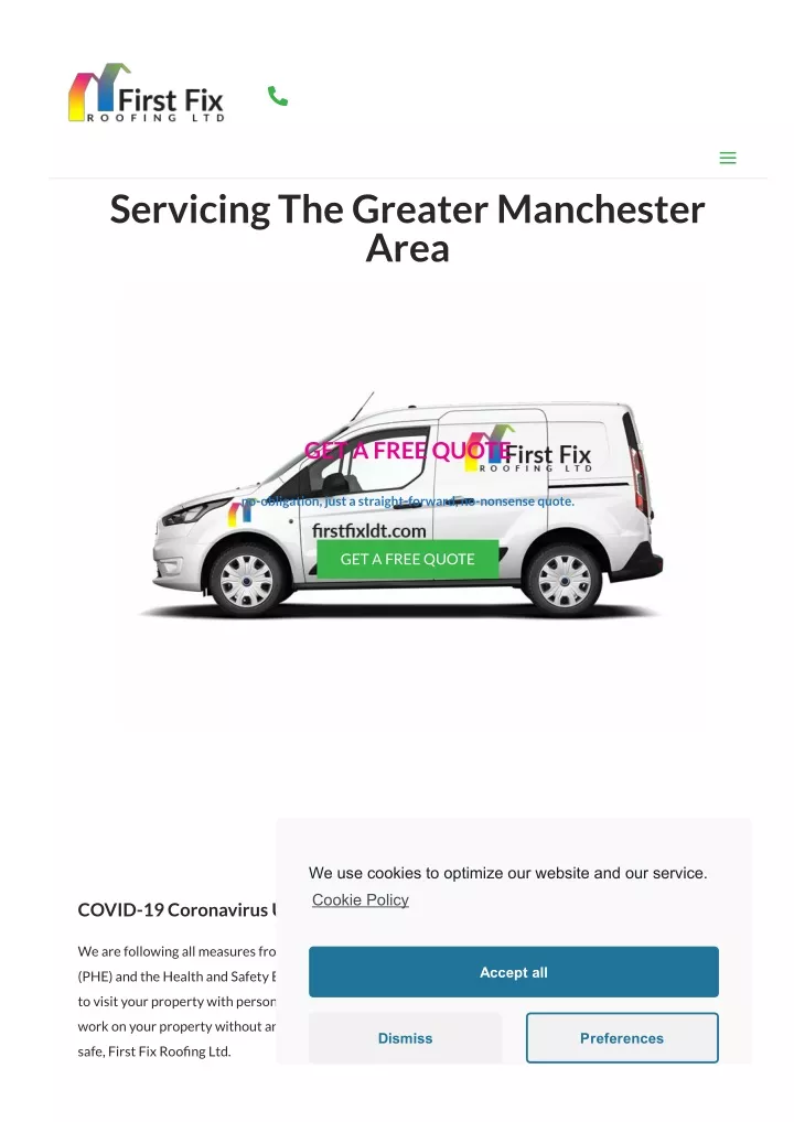 servicing the greater manchester area