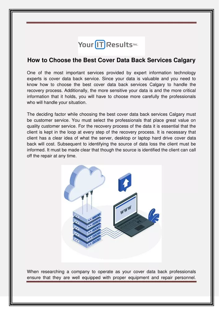 how to choose the best cover data back services