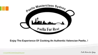 Paella Cooking Sydney