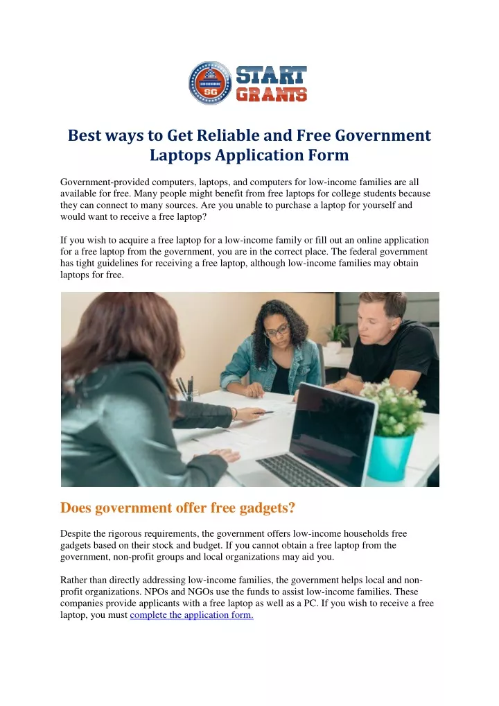 best ways to get reliable and free government